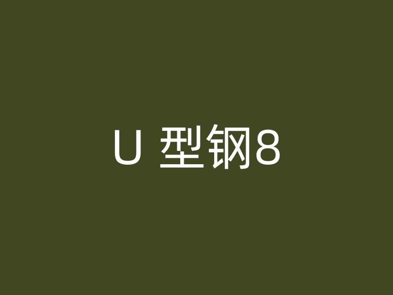 U 型鋼8